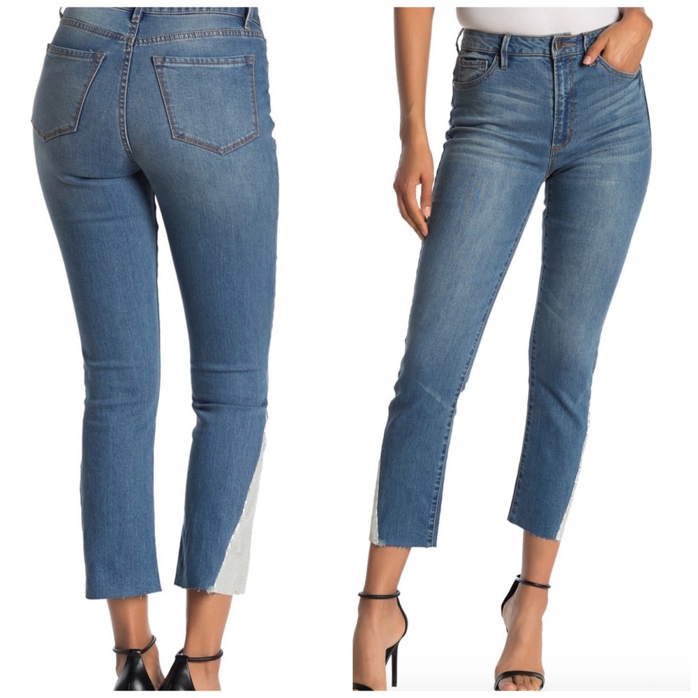RACHEL ROY COLLECTION High Rise Skinny Jeans
